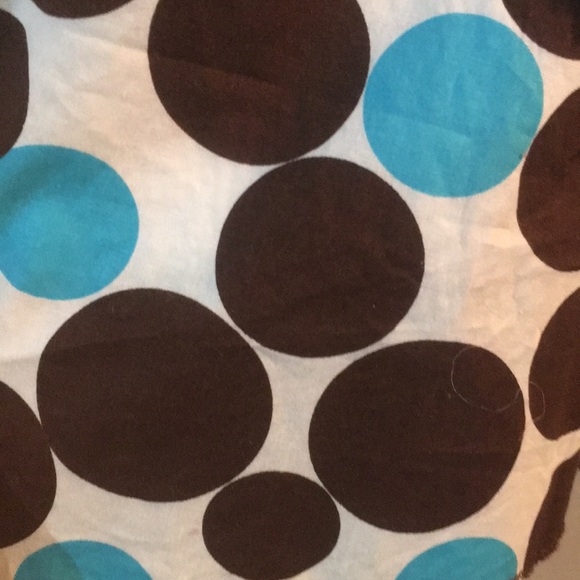 Blue brown White Ruby Rox Size 5 midi dress - Picture 5 of 5